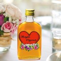 PIERSIÓWKA WESELNA 10x butelka 200ml na ALKOHOL z NADRUK prezent dla gości