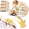 Podziękowania dla Gości NA KOMUNIĘ Podziękowanie magnes 10szt + BRELOK