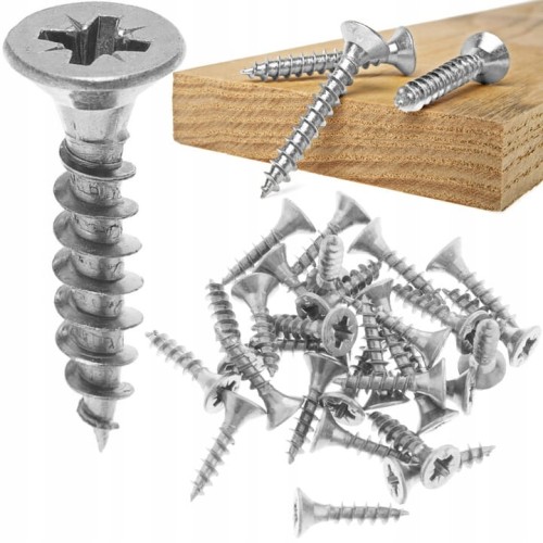 82 SZT WKRĘTY DO DREWNA 2,5x16 mm SREBRNE MINI WKRĘTY OCYNK