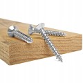 250 SZT WKRĘTY DO DREWNA 2x5 mm SREBRNE MINI WKRĘTY OCYNK