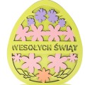 JAJKO DREWNIANA PISANKA NA WIELKANOC ŚWIĘTA WIOSENNA DEKORACJA