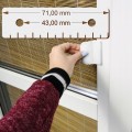 ZATRZASK BALKONOWY KLAMKA DO DRZWI PALACZA POCHWYT + ŚRUBOKRĘT GRATIS