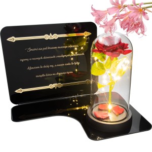 DEKORACJA na grób ZNICZ podstawka na cmentarz LAMPKA LED wieczna latarenka