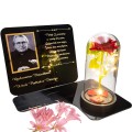 ZNICZ LED Statuetka Ze Zdjęciem Cmentarz GRÓB dla Mamy Taty Babci Dziadka