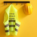 Personalizowana Kamizelka Odblaskowa z Nadrukiem Logo Przewiewna BHP XXL
