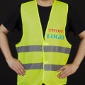 Personalizowana Kamizelka Odblaskowa z Nadrukiem Logo Przewiewna BHP XXL