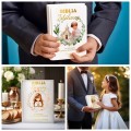 BIBLIA W PUDEŁKU Pamiątka Pierwszej Komunii Świętej PREZENT NA KOMUNIĘ