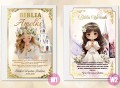 BIBLIA W PUDEŁKU Pamiątka Pierwszej Komunii Świętej PREZENT NA KOMUNIĘ