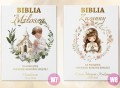 BIBLIA W PUDEŁKU Pamiątka Pierwszej Komunii Świętej PREZENT NA KOMUNIĘ