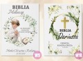 BIBLIA W PUDEŁKU Pamiątka Pierwszej Komunii Świętej PREZENT NA KOMUNIĘ