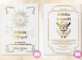 BIBLIA W PUDEŁKU Pamiątka Pierwszej Komunii Świętej PREZENT NA KOMUNIĘ