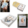 BIBLIA W PUDEŁKU Pamiątka Chrztu Świętego PREZENT NA CHRZEST od Chrzestnego       UVP-149-BIBLIA-CH-P