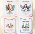 BIBLIA W PUDEŁKU Pamiątka Chrztu Świętego PREZENT NA CHRZEST od Chrzestnego       UVP-149-BIBLIA-CH-P