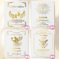 BIBLIA W PUDEŁKU Pamiątka Chrztu Świętego PREZENT NA CHRZEST od Chrzestnego       UVP-149-BIBLIA-CH-P