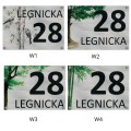 TABLICZKA Z NUMEREM NA DOM TABLICA ADRESOWA Aluminiowa Numer Domu Adresówka UVP-153-SIL-TERKOL-B
