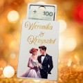 PREZENT ŚLUB WESELE DREWNIANA KOPERTA NA PIENIĄDZE ŚLUBNY WYJĄTKOWY