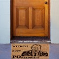 WYCIERACZKA PRZED DRZWI "Wytrzyj Buty POrządnie" TUSK Podeptaj Mnie 40X60