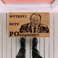 WYCIERACZKA PRZED DRZWI "Wytrzyj Buty POrządnie" TUSK Podeptaj Mnie 40X60
