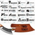 NÓŻ SZEFA KUCHNI NA SURVIVAL 27CM JAPOŃSKI  POKROWIEC Z TWOIM GRAWEREM