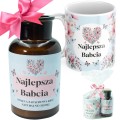 PREZENT NA DZIEŃ BABCI KUBEK CERAMICZNY 330ML + ŚWIECA ZAPACHOWA ŚWIECZKA