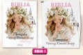 BIBLIA W PUDEŁKU Pamiątka Pierwszej Komunii Świętej PREZENT NA KOMUNIĘ