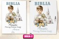 BIBLIA W PUDEŁKU Pamiątka Pierwszej Komunii Świętej PREZENT NA KOMUNIĘ