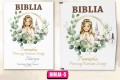 BIBLIA W PUDEŁKU Pamiątka Pierwszej Komunii Świętej PREZENT NA KOMUNIĘ