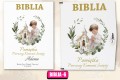 BIBLIA W PUDEŁKU Pamiątka Pierwszej Komunii Świętej PREZENT NA KOMUNIĘ