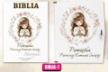 BIBLIA W PUDEŁKU Pamiątka Pierwszej Komunii Świętej PREZENT NA KOMUNIĘ