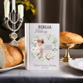 BIBLIA W PUDEŁKU Pamiątka Pierwszej Komunii Świętej PREZENT NA KOMUNIĘ