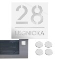 TABLICZKA Z NUMEREM DOMU DUŻA TABLICA ADRESOWA Na Dom Adresówka 20X20CM