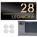 TABLICZKA Z NUMEREM DOMU DUŻA TABLICA ADRESOWA Na Dom Numer Domu 15X30CM