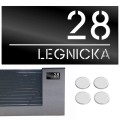 TABLICZKA Z NUMEREM DOMU DUŻA TABLICA ADRESOWA Na Dom Numer Adres 15X30CM LASP-342-DL-3