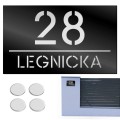 TABLICZKA Z NUMEREM DOMU TABLICA ADRESOWA Na Dom Numer Adres Ulica 15X25CM  LASP-342-M-2
