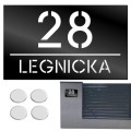 TABLICZKA Z NUMEREM DOMU DUŻA TABLICA ADRESOWA Na Dom Adresówka 20X33 CM    LASP-342-DU-3