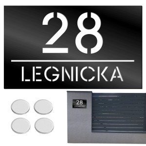 TABLICZKA Z NUMEREM DOMU DUŻA TABLICA ADRESOWA Na Dom Adresówka 20X33 CM    LASP-342-DU-3