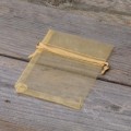 ZŁOTE WORECZKI Z ORGANZY NA PREZENT Podziękowanie Dla Gości 15cm 100szt