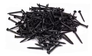 206 SZT GWOŹDZIE MAŁE GWOŹDZIKI STALOWE CZARNE 1X10MM
