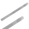 LINIJKA MIARA METALOWA DWUSTRONNA 40 CM / 16 CALI