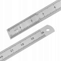 LINIJKA MIARA METALOWA DWUSTRONNA 40 CM / 16 CALI
