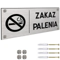 TABLICZKA ZAKAZ PALENIA DIBOND Tablica Informacyjna Dystanse 30x11cm