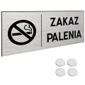 TABLICZKA ZAKAZ PALENIA ZNAK DIBOND Tablica Na Drzwi TAŚMA NANO 30x11cm