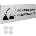 TABLICZKA POMIESZCZENIE GOSPODARCZE DIBOND Tablica Na Drzwi NANO 30x11cm