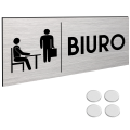 TABLICZKA INFORMACYJNA  BIURO ZNAK DIBOND Tablica Na Drzwi NANO 30x11cm