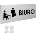 TABLICZKA INFORMACYJNA  BIURO ZNAK DIBOND Tablica Na Drzwi NANO 30x11cm
