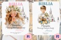 BIBLIA W PUDEŁKU Pamiątka Pierwszej Komunii Świętej PREZENT NA KOMUNIĘ