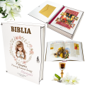 BIBLIA W PUDEŁKU Pamiątka Pierwszej Komunii Świętej PREZENT NA KOMUNIĘ