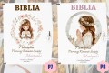 BIBLIA W PUDEŁKU Pamiątka Pierwszej Komunii Świętej PREZENT NA KOMUNIĘ