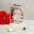 Prezent na Dzień MAMY Matki Ramka NA SZKLE Ze Zdjęciem Upominek Urodziny