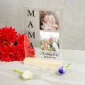 Prezent na Dzień MAMY Matki Ramka NA SZKLE Ze Zdjęciem Upominek Urodziny